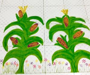 Rangoli: Happy National corn day