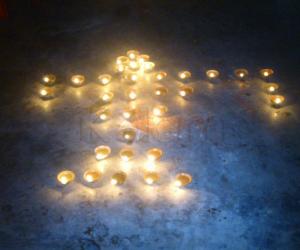 Rangoli: kaartigai deepam 