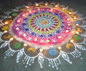 Diwali rangoli contest 2011