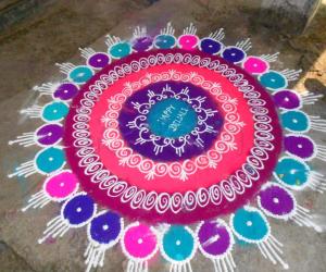 Rangoli: SB rangoli of an unknown artist