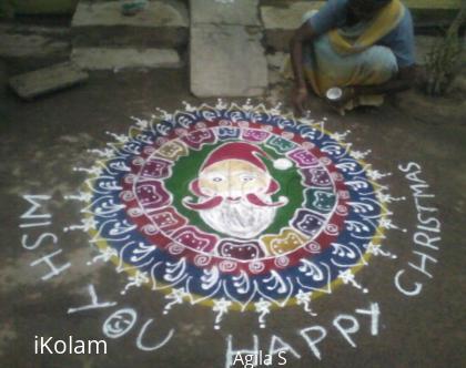 Rangoli: My christmas rangoli