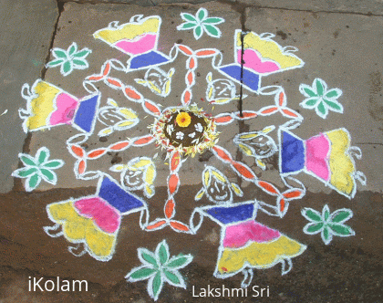 Rangoli: Jumproping girls