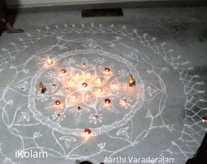 Rangoli: Karthigai Kolam