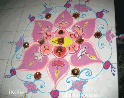 Rangoli: Karthigai Kolam