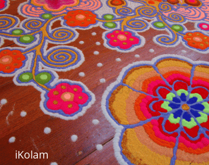 Rangoli: Diwali - Flowers