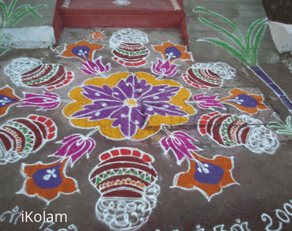 Rangoli: Pot of Pongal