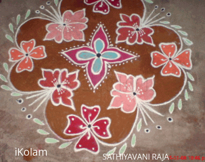 Rangoli: Rangoli - brown