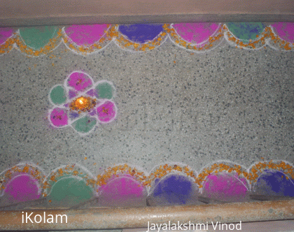 Rangoli: Flower rangoli