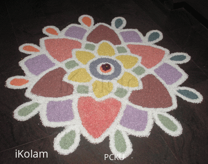 Rangoli: Sago (Javvarisi) Kolam