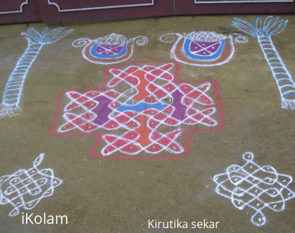 Rangoli: Sugarcanes