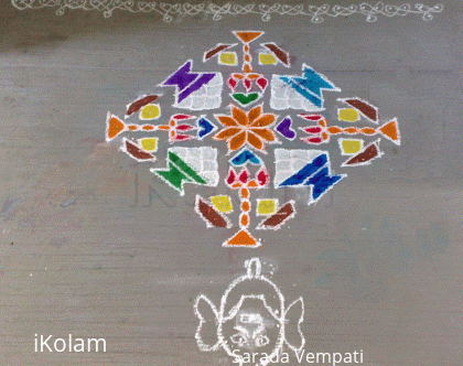 Rangoli: Vinayaka Chavithi Muggu