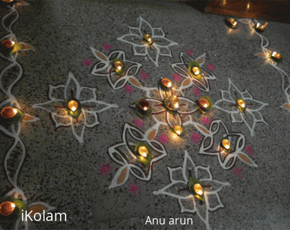 Rangoli: Karthigai deepam