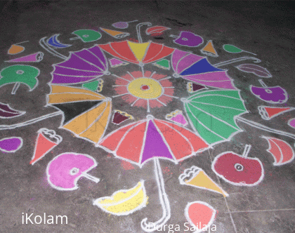 Rangoli: Margazhi dew drops Kolam contest - 2008-2009