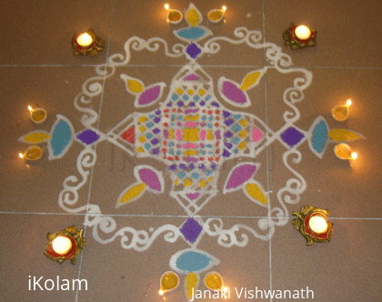 Rangoli: Diwali Kolam (contest entry_28)