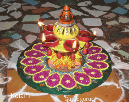 Rangoli: Ozhi Vilakku