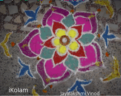 Rangoli: Rangoli flower