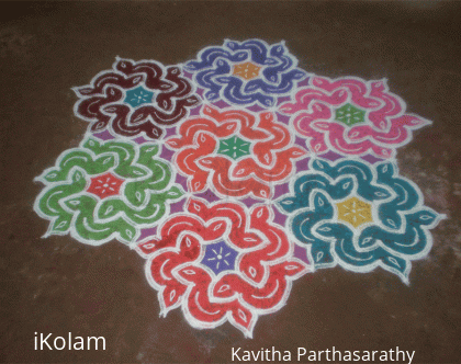 Rangoli: Margazhi dew drops Kolam contest - 2008-2009