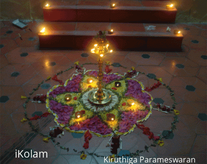 Rangoli: Karthigai Kolam 