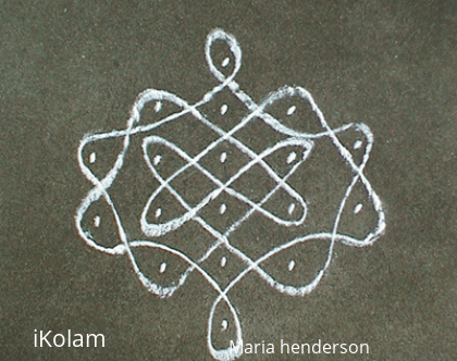 Rangoli: Dotted Kolam