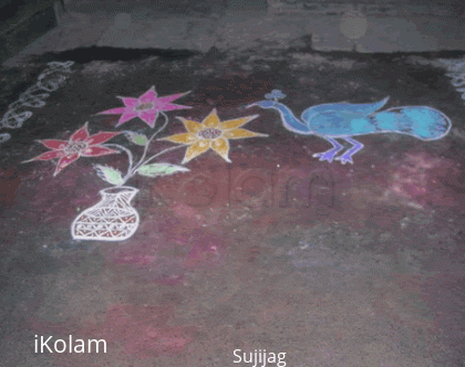 Rangoli: Peacocks