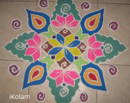 Rangoli: Sparkles and Spirals