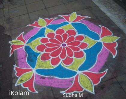 Rangoli: Margazhi dew drops Kolam contest - 2008-2009