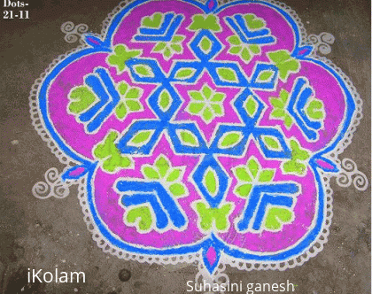 Rangoli: Margazhi dew drops Kolam contest - 2008-2009