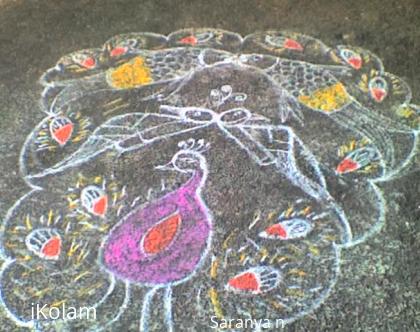 Rangoli: Peacock