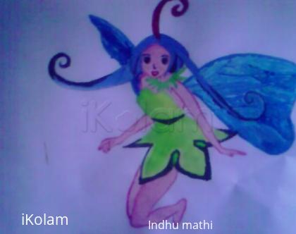 Rangoli: a little fairy