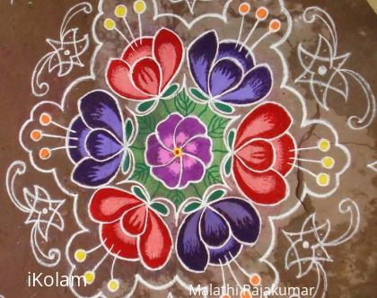 Rangoli: Flower pond