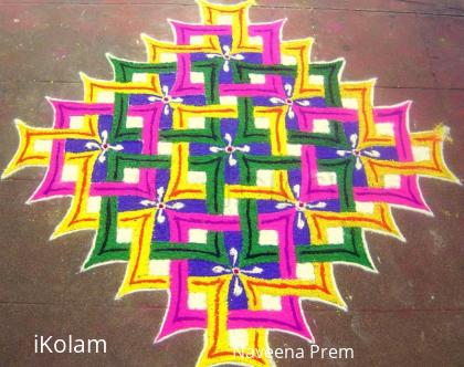 Rangoli: Dotted kolam