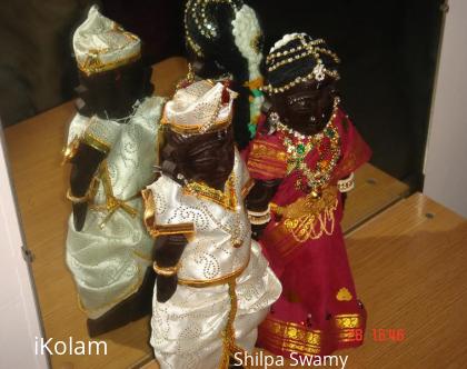 Rangoli: Marapaachi dolls for Golu