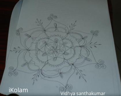 Rangoli: Hand drawn