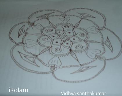 Rangoli: hand drawn