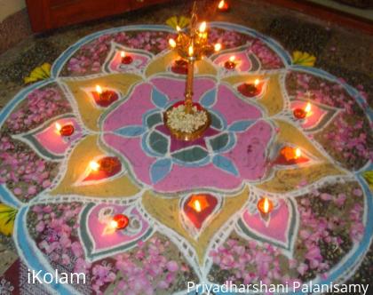 Rangoli: Dotted kolam...