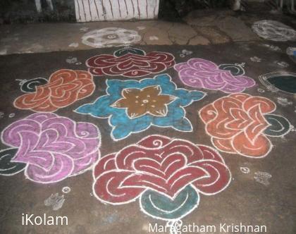 Rangoli: pongal kolam