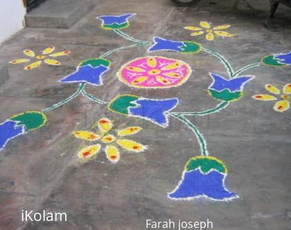 Rangoli: bluebells