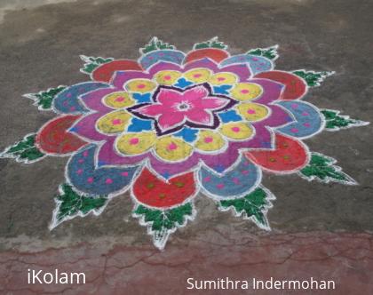 Rangoli: Free hand design rangoli