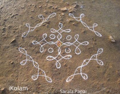 Rangoli: dotted kolam 