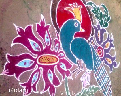 Rangoli: Bird rangoli