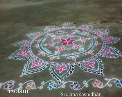 Rangoli: pongal kolam