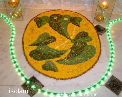 Rangoli: Ganesha rangoli