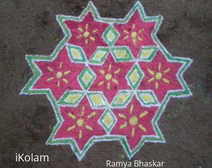 Rangoli: simple rangoli