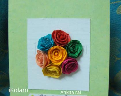 Rangoli: Quilling card