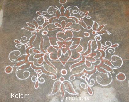 Rangoli: Friday Kavi kolam