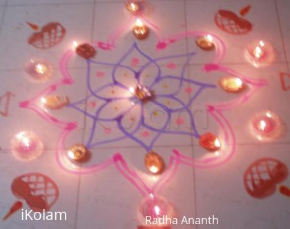 Rangoli: Karthigai Kolam