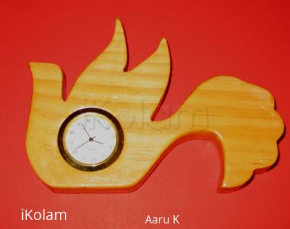 Rangoli: Bird clock