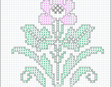 Rangoli: Flower Cross Stitch