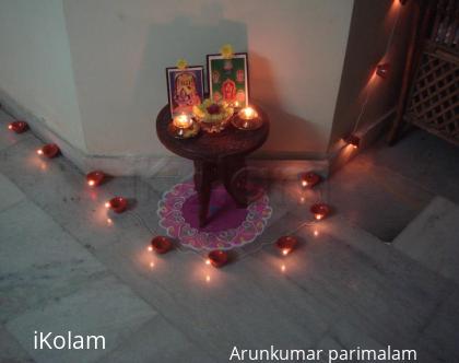 Rangoli: karthikai kolam