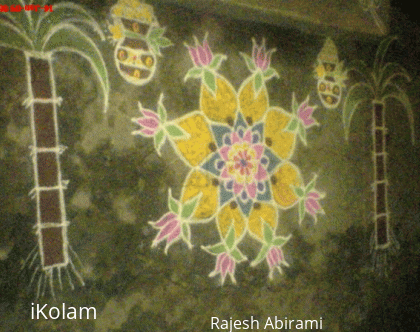 Rangoli: Pongal rangoli